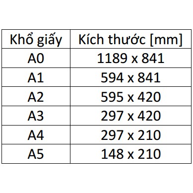 (xấp 20 tờ) giấy kraft (khổ A4 hoặc khổ A5)