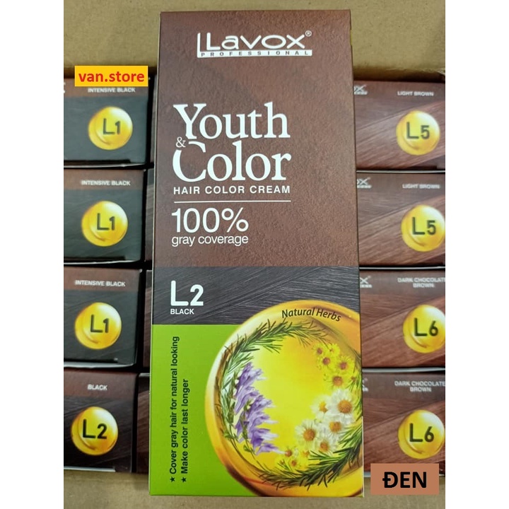 NHUỘM PHỦ BẠC CAO CẤP LAVOX