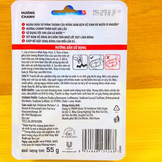 Viên Vệ sinh bồn cầu VIM POWER hương chanh 5 sạch khuẩn thơm mát 55g