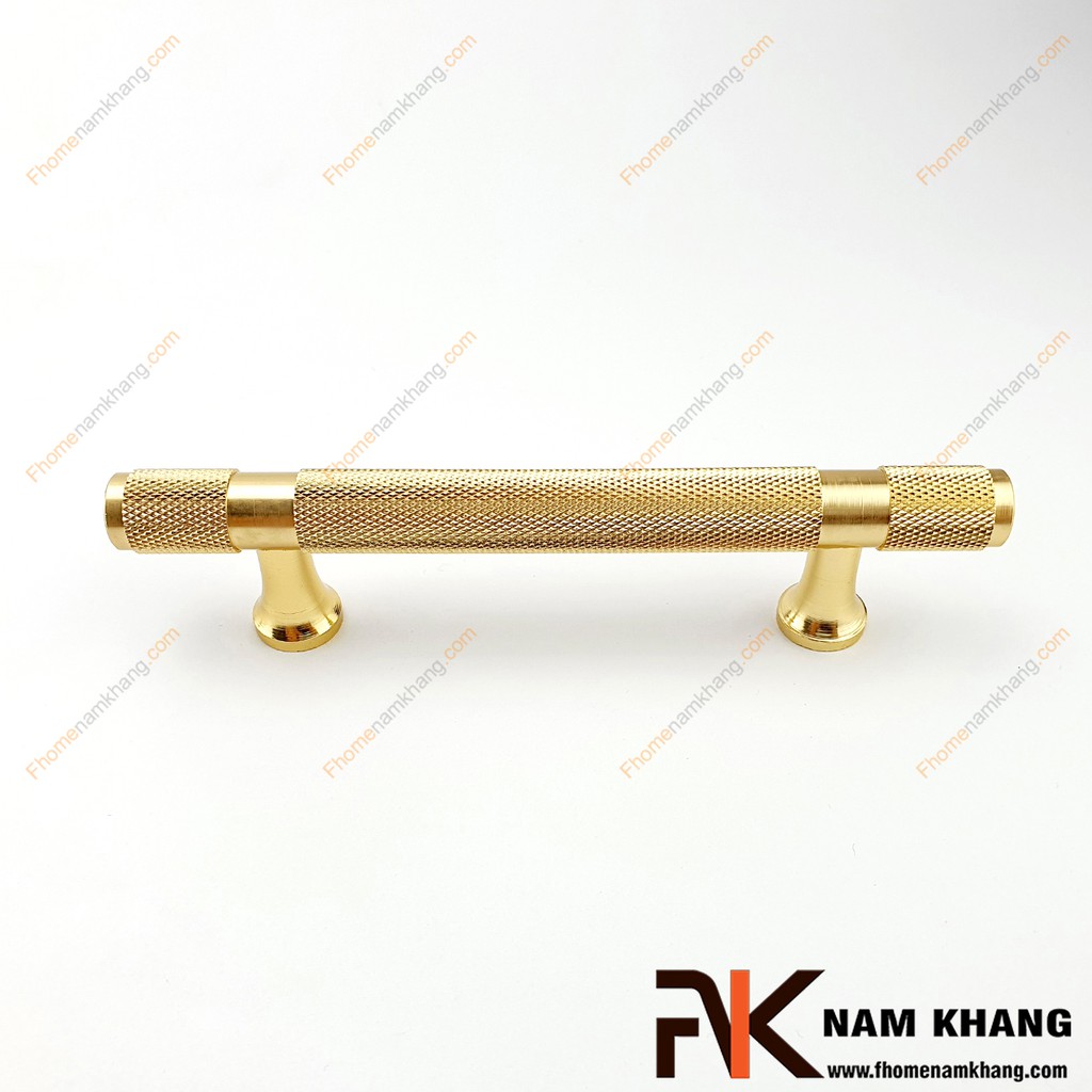 Tay nắm tủ thanh tròn màu vàng NK207S-V