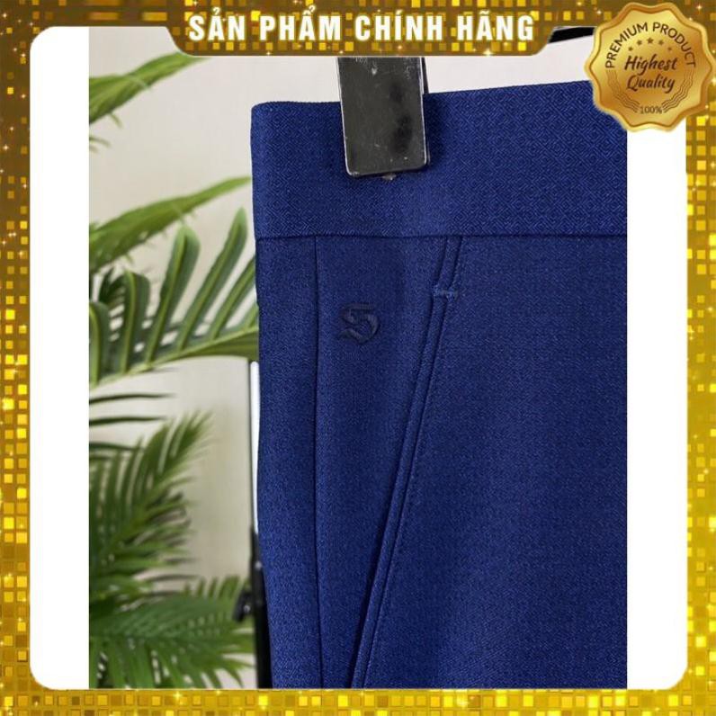 Quần tây nam SANTINO chất liệu rayon co giãn cao cấp họa tiết chìm, dáng ôm Q012-Q015