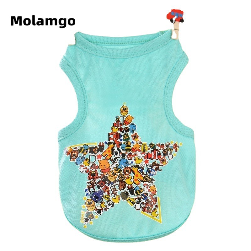 Áo cún cưng họa tiết hoạt hình Molamgo thời trang mùa xuân hè