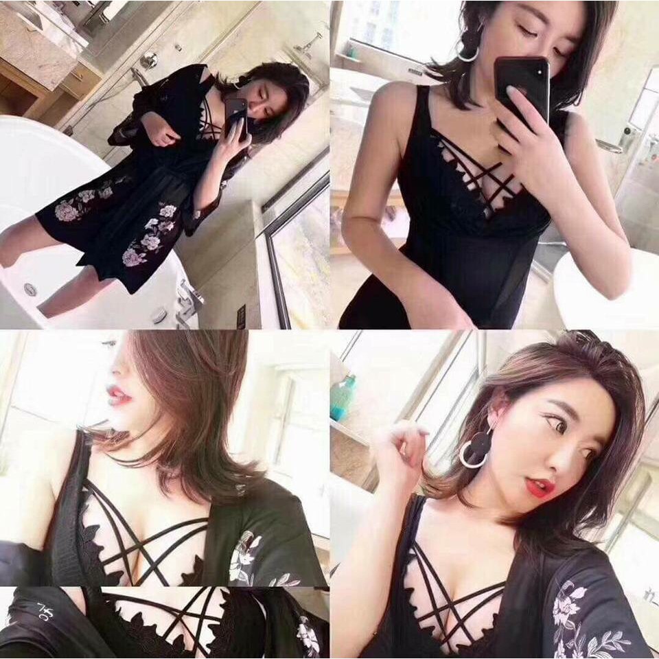 [Mã WAMST111 giảm 15k đơn 99k] Bộ đồ lót ren đệm mỏng dây đan ngực sexy (5 màu) | BigBuy360 - bigbuy360.vn