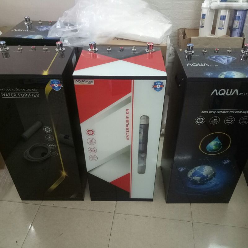 Máy lọc nước 2 vòi Nóng Nguội AQua Plus 9,10,11 Cấp