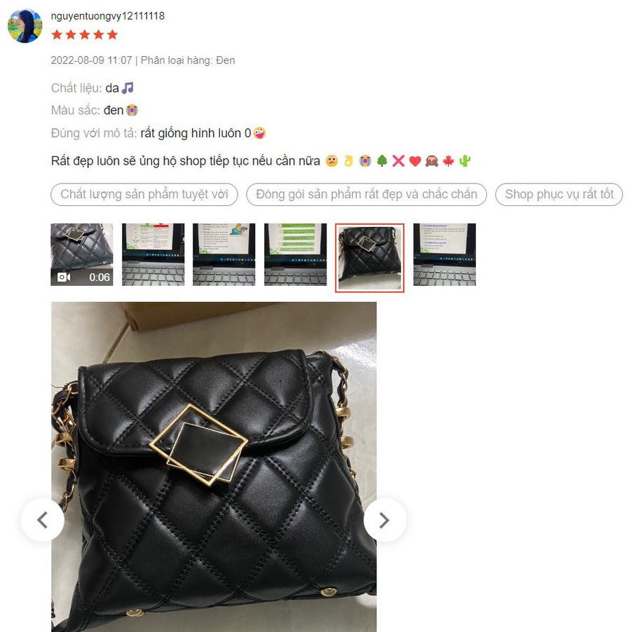 Túi đeo chéo túi đeo vai da trơn chần ô to thời trang nữ giá rẻ TXOTRAM04 - ảnh shop chụp