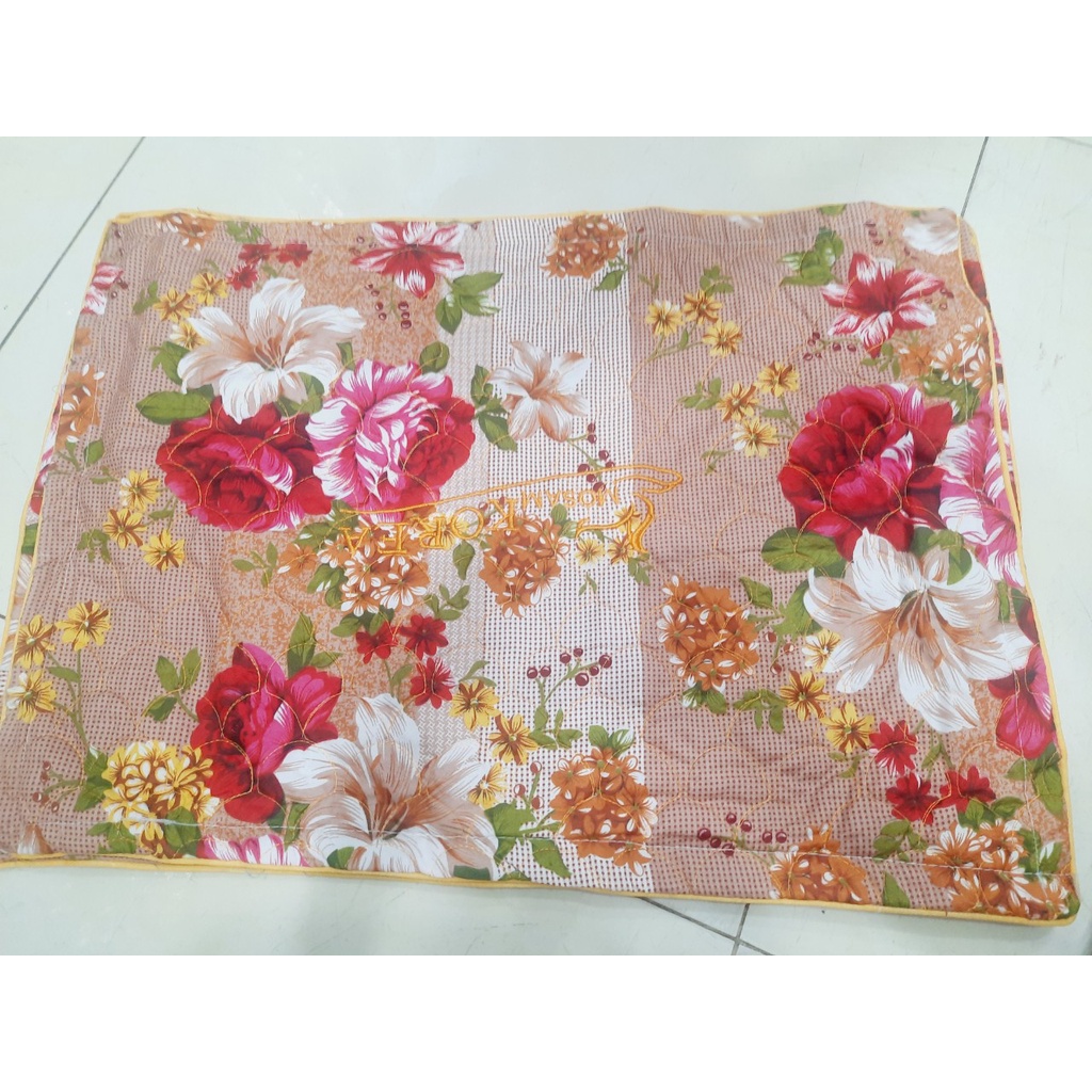 Áo Gối cotton poly thêu chần bông