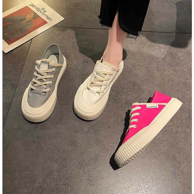 Giày Thể Thao Vải Canvas Mỏng Giản Dị Thời Trang Mùa Hè Mới Cho Nữ