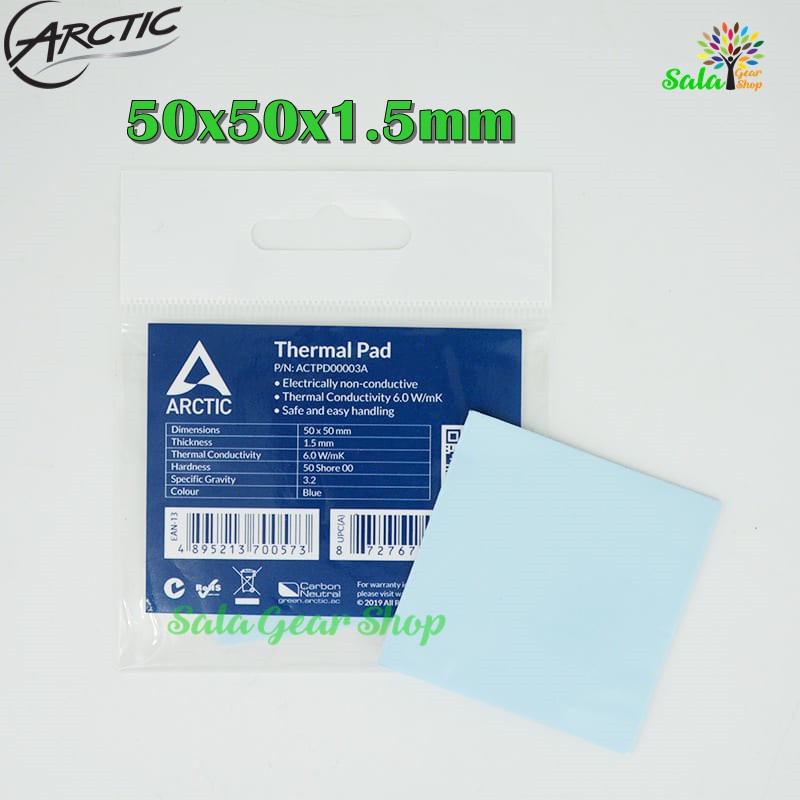 Miếng dán tản nhiệt Arctic Thermal Pad 50*50*1.5mm