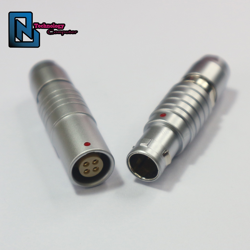 Bộ Kết Nối LEMO Connector 4 Lõi Kích Thước 1B Phong Cách Hàng Không Thích Hợp Làm Đồ Handmade Cao Cấp
