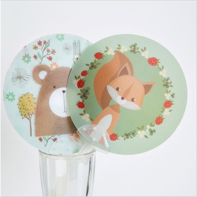 Quạt Mini Hoạt Hình Động Vật Cầm Tay Bằng Nhựa Cute Mẫu Mới P2