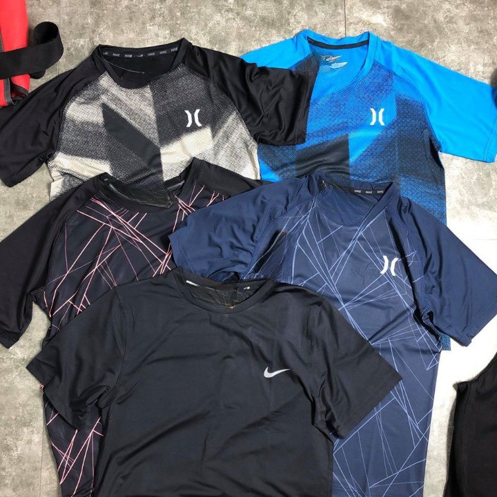 Áo Thun Thể Thao ,Áo Thun Nam Nữ 2hand ( Secondhand ) Thun Lạnh Tập Gym Chất Thun Lạnh Co Dãn Vải Mặc Mát Chọn Mẫu 1
