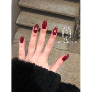 1987 Nailbox lại là trái tim nữa mà đập lệch một nhịp Press On Nails Móng giả