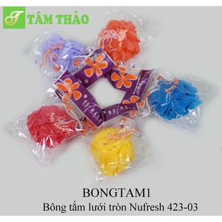 Bông tắm lưới tròn nufresh 423-03 8850871423031