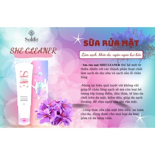 SỬA RỬA MẶT SHE CLEANSER