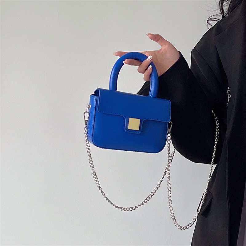 Túi Đeo Vai Mini Màu Trơn Thiết Kế Đơn Giản Thời Trang Cho Nữ 2022