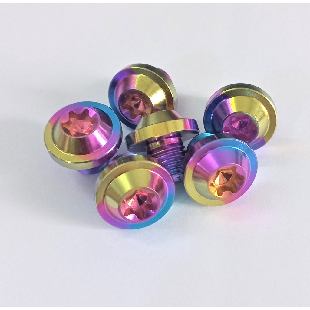 Ốc kiếng GR5 titan dù gắn cho nhiều dòng xe Ex, Win, DR W Sonic....