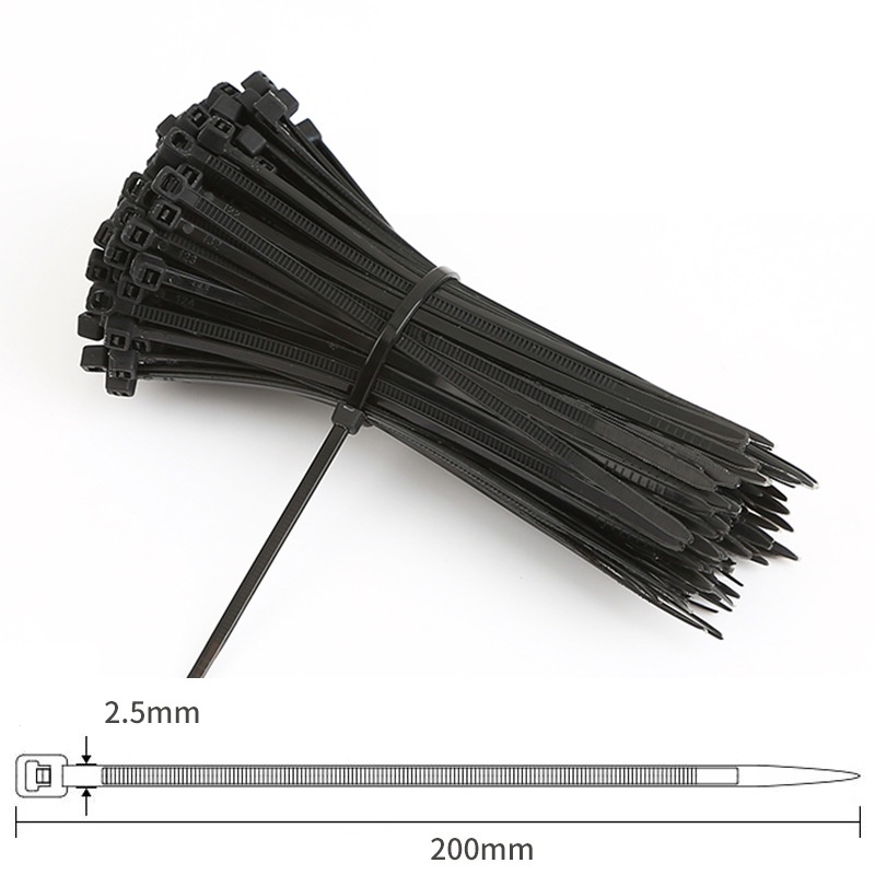 Dây rút nhựa 10cm ,15cm, 20cm, 25cm, 30cm ( Khoảng 100 sợi/bịch )