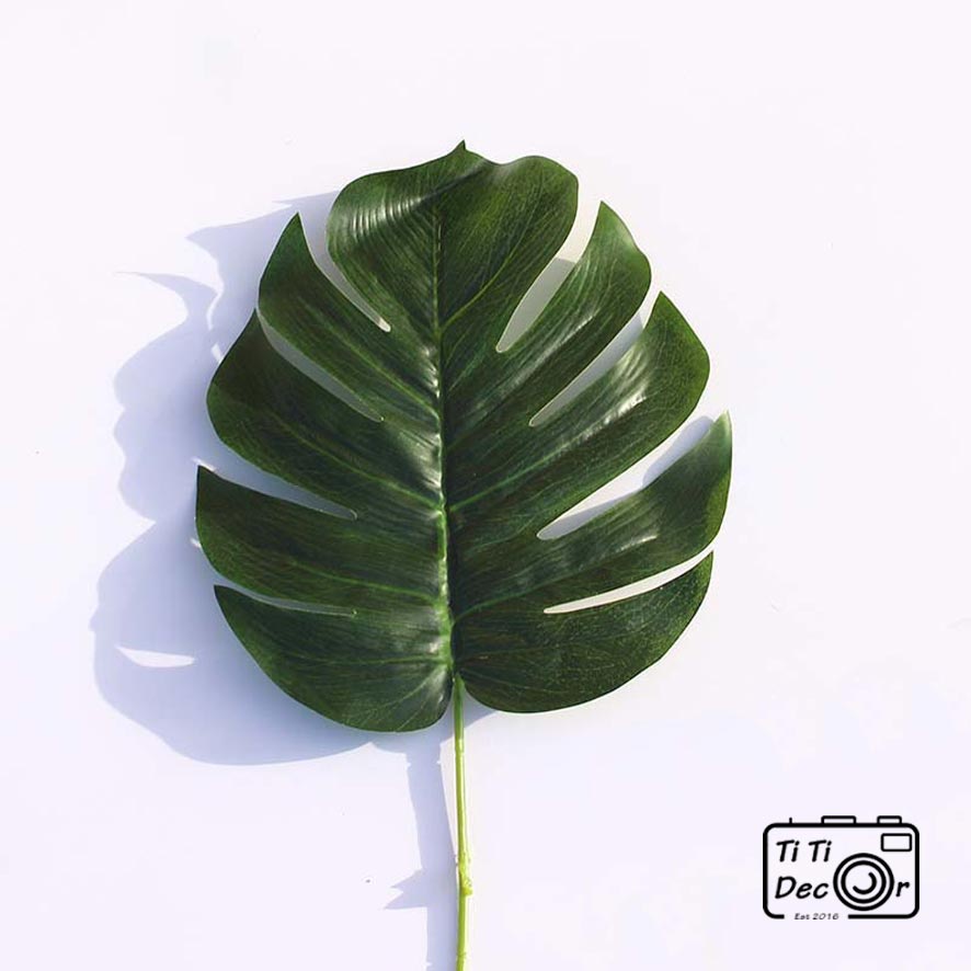 Lá giả Trang Trí TiTi Decor Lá Monstera, Sake, Cọ Tròn, Trầu Bà Lá Xẻ Nam Mỹ Trang Trí Nhà Cửa, Đạo Cụ Chụp Ảnh
