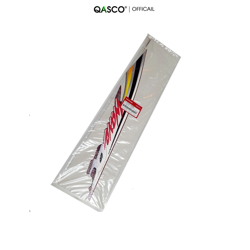 Tem B ốp sườn trái HONDA Wave Alpha 100 đời đầu màu R203M  QA(87109KRS900ZB) _( 7B 3A)