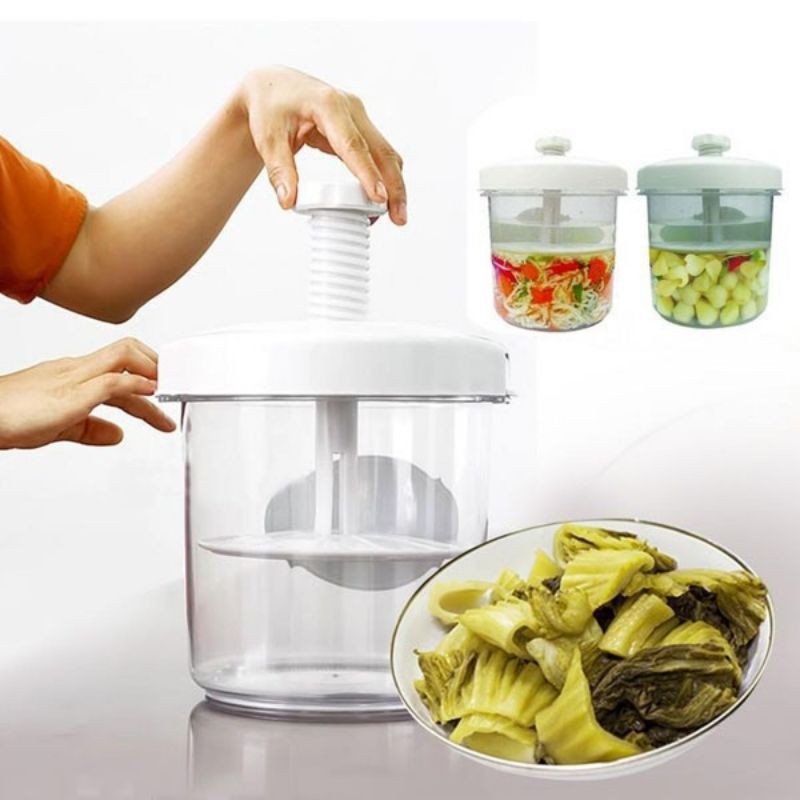 Hộp muối dưa cà, muối rau củ thông minh Việt Nhật size 5L và 7.5L