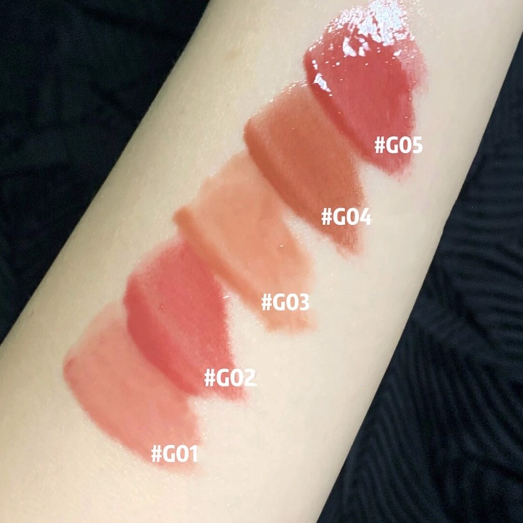 Son Bóng Bền Màu Mềm Môi CAPUVINI Syrup Lip Gel Nội Địa Trung