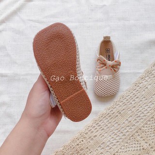 [Hình thật] Giày búp bê lưới cho bé