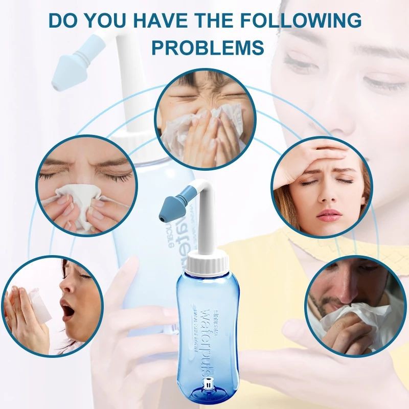 Bình Rửa Mũi Water Pulse 300ml Bình Vệ Sinh Mũi Bình Làm Sạch Mũi Tiện Lợi