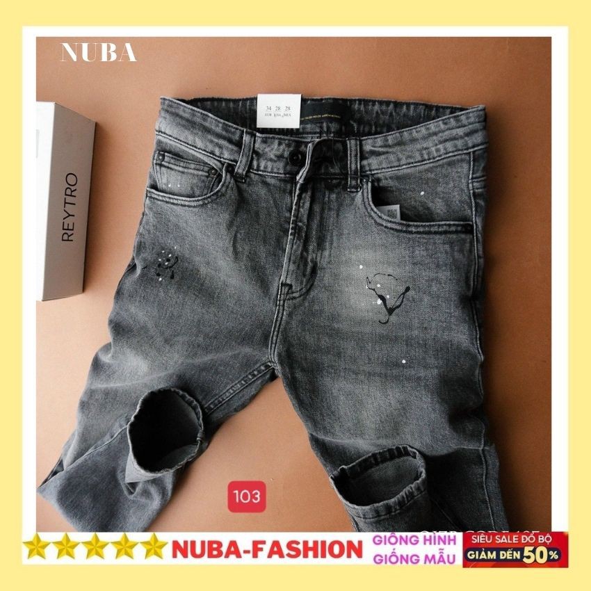  Quần jean dài nam,chất vải bò,cá tính trẻ trung,NUCA 166 | BigBuy360 - bigbuy360.vn