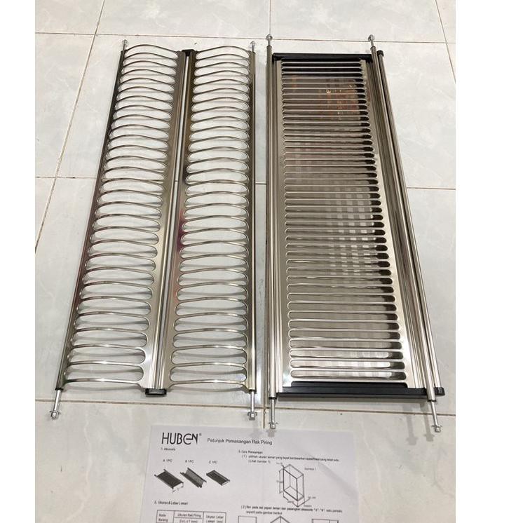 Giá Treo Đĩa Kính Bằng Thép Không Gỉ 60cm | BigBuy360 - bigbuy360.vn