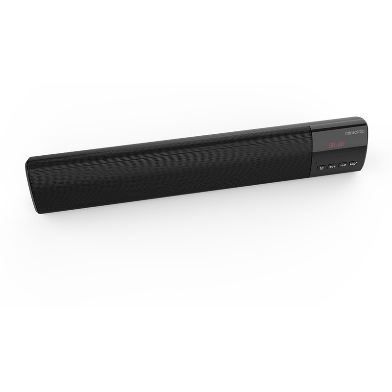 Loa bluetooth Microlab MS212 sạc pin thanh dài chính hãng siêu hay nhiều chức năng