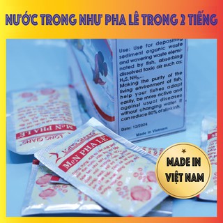 2 gói Men vi sinh Pha Lê làm trong nước bể cá