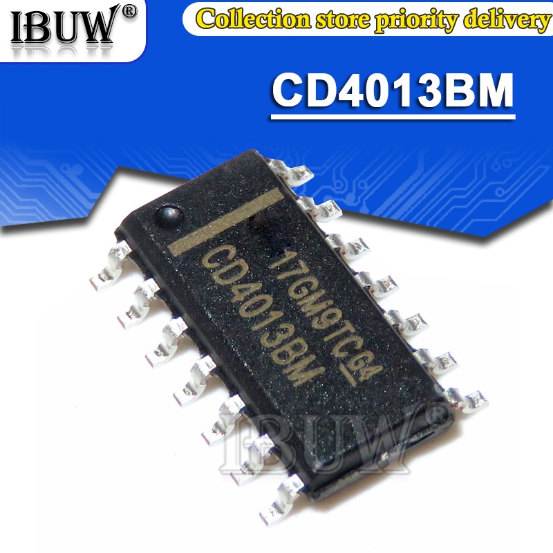 Bộ 10 Chip Logic CD4013BM SOP14 CD4013 SOP-14 SOP Chuyên Dụng