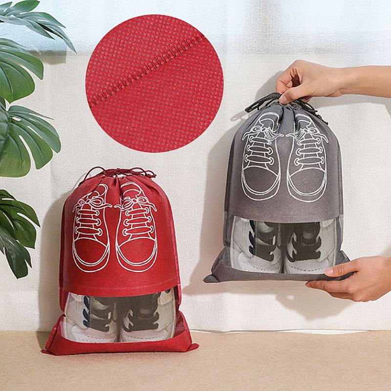 Túi Đựng Giày Dép Có Dây Rút Loại To Dùng Đi Du Lịch