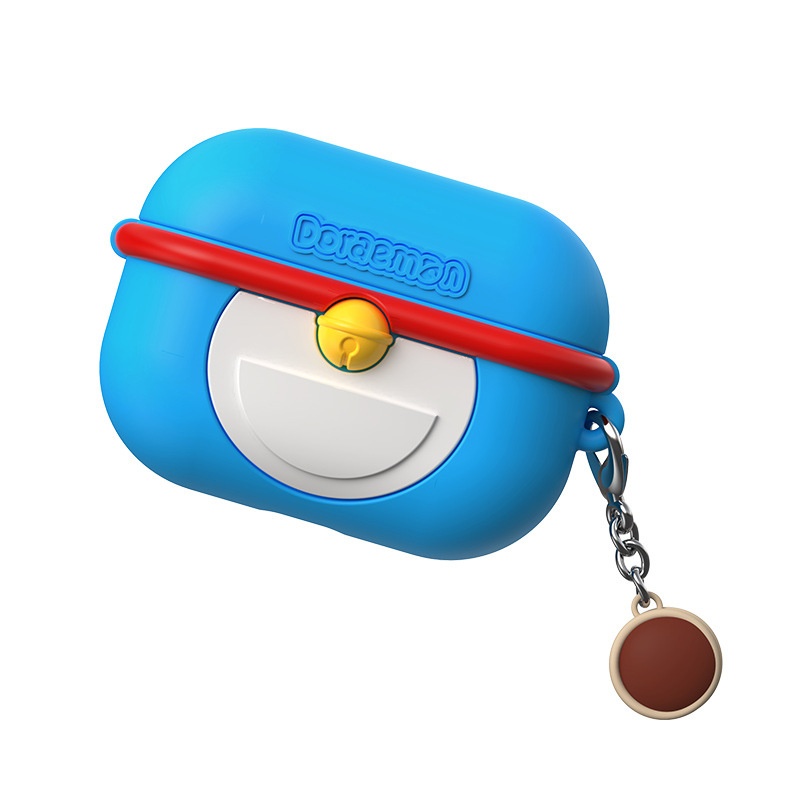 Hộp bảo vệ tai nghe Doraemon Airpods3 / Pro2 chất liệu silicon hoạt hình dễ thương Túi đựng tai nghe chống rơi trường hợp