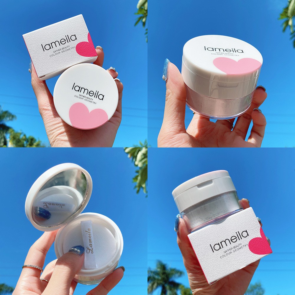 [Mã SRJULY1619 giảm 15K đơn 50K] Phấn Phủ Kiềm Dầu TRÁI TIM TRẮNG YÊU 3050 Lameila Mềm MỊN Nội Địa Giá Sỉ Tốt | BigBuy360 - bigbuy360.vn