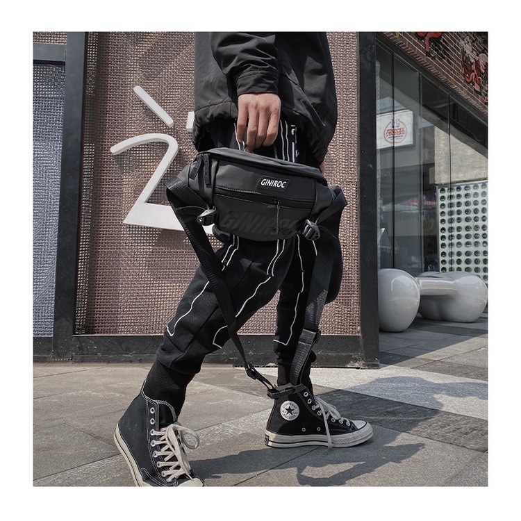 Túi Đeo Chéo Nam Và Nữ Thiết Kế Thời Trang Siêu Tiện Lợi Có Thể Đeo Bụng Đeo Hông Đều Được