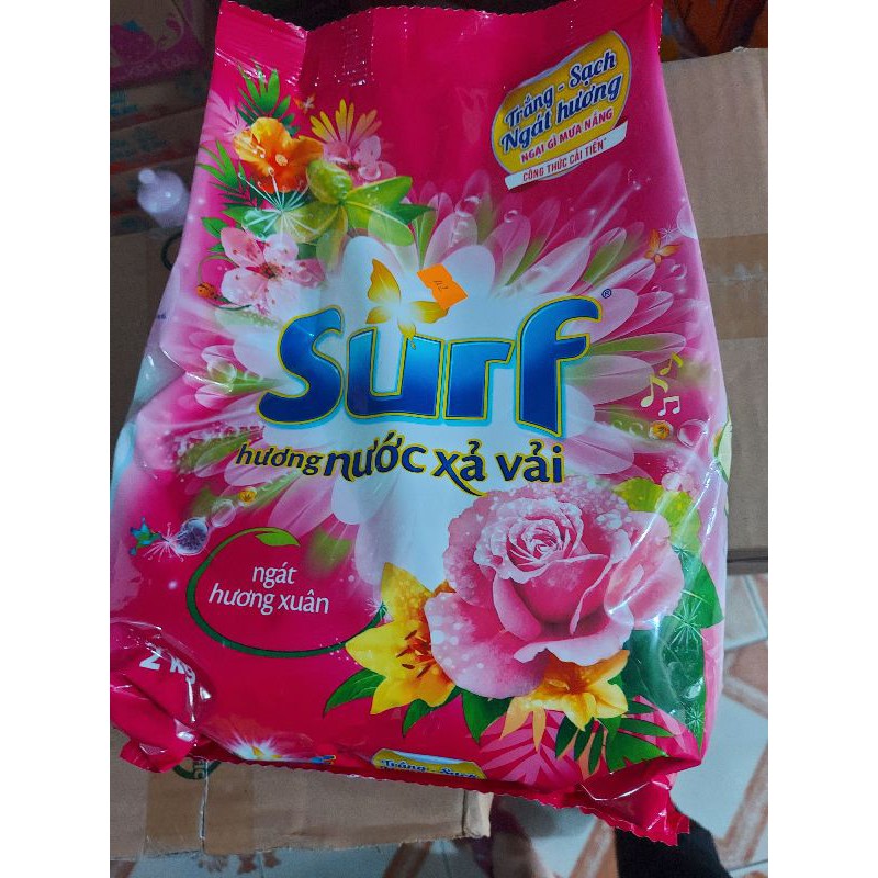 Túi Bột Giặt Surf Cao Cấp 3in1 Hương Hoa Nhiệt Đới 2.7Kg