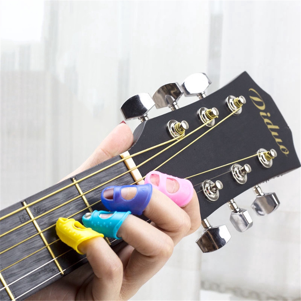 Bọc Ngón Tay Silicone Bảo Vệ Khi Chơi Guitar, Ukulele