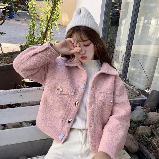 Áo khoác lông xù