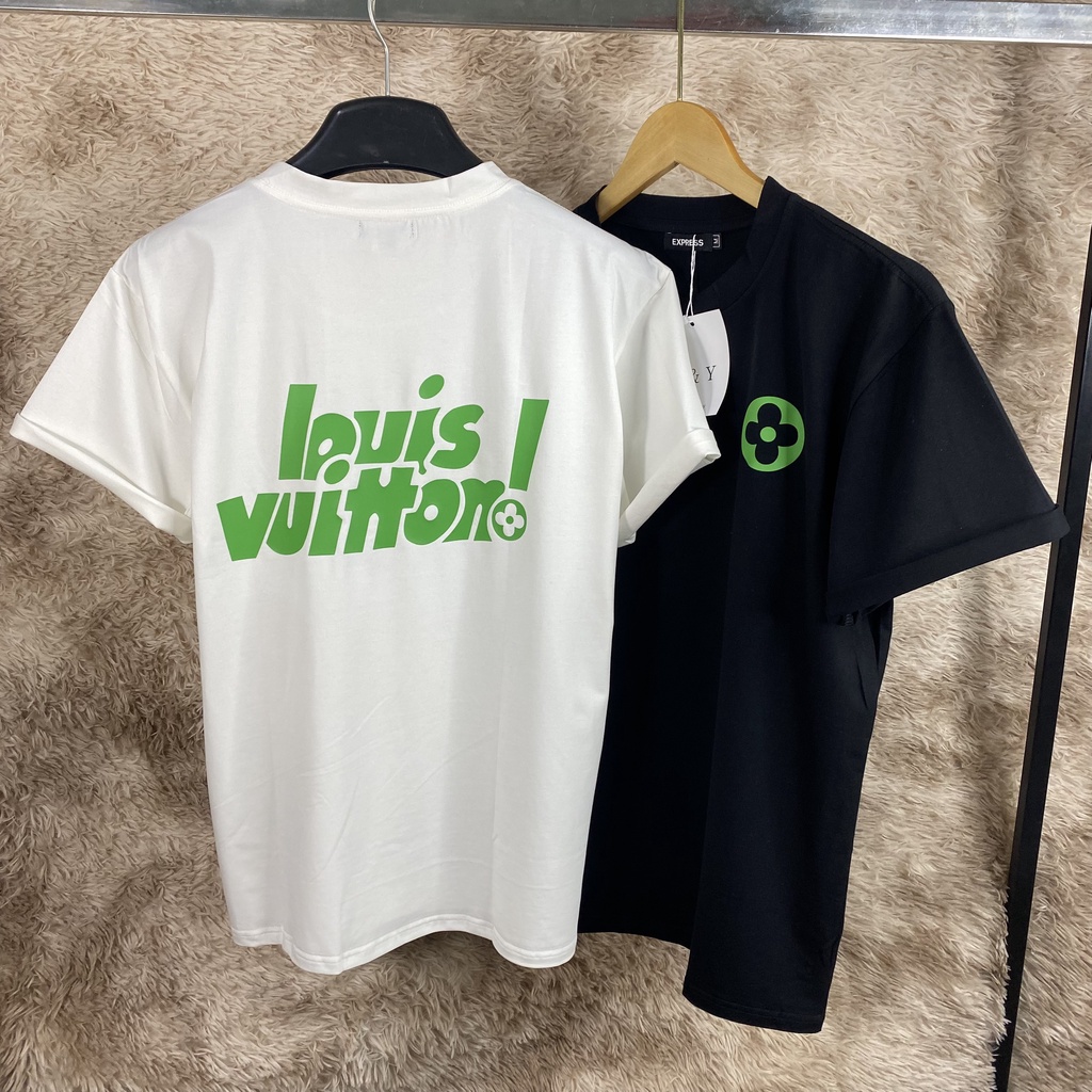 Áo thun unisex louis form rộng vải cotton co dãn - áo phông nam nữ phong cách ulzzang AH-529
