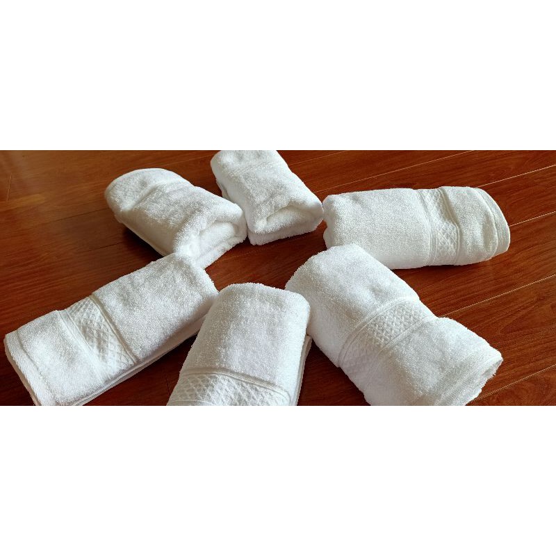 [SIÊU RẺ] Set 5 khăn lau đầu xuất Nhật cotton 100% thấm nước cực kỳ tốt 35x75cm