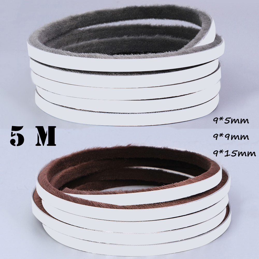 Cuộn Băng Keo Niêm Phong Viền Cửa/Cửa Sổ Dài 5M Tự Dính Nhiều Màu Sắc Cho Nhà Ở