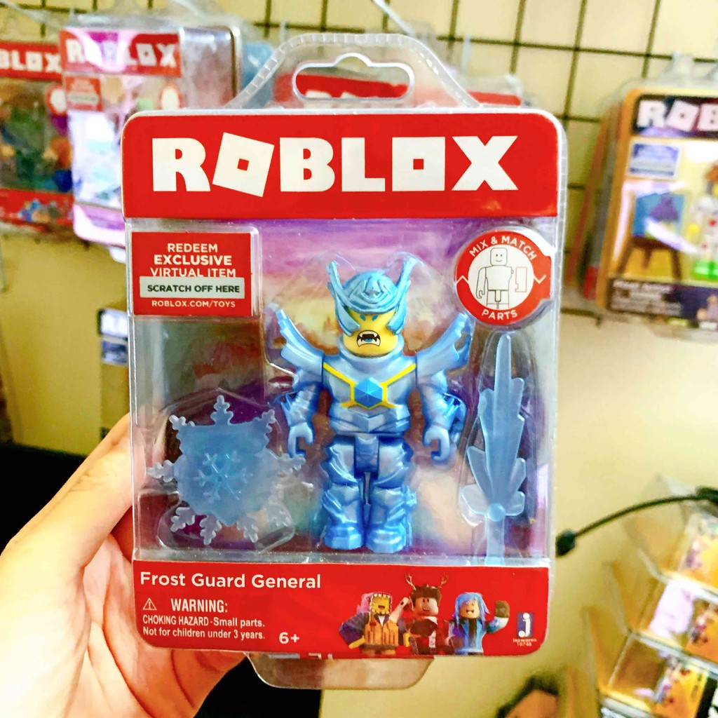 Roblox Chinh Hang Co Code Roblox Toy Frost Guard General Shopee Việt Nam - roblox frost guard general figure exclusive code