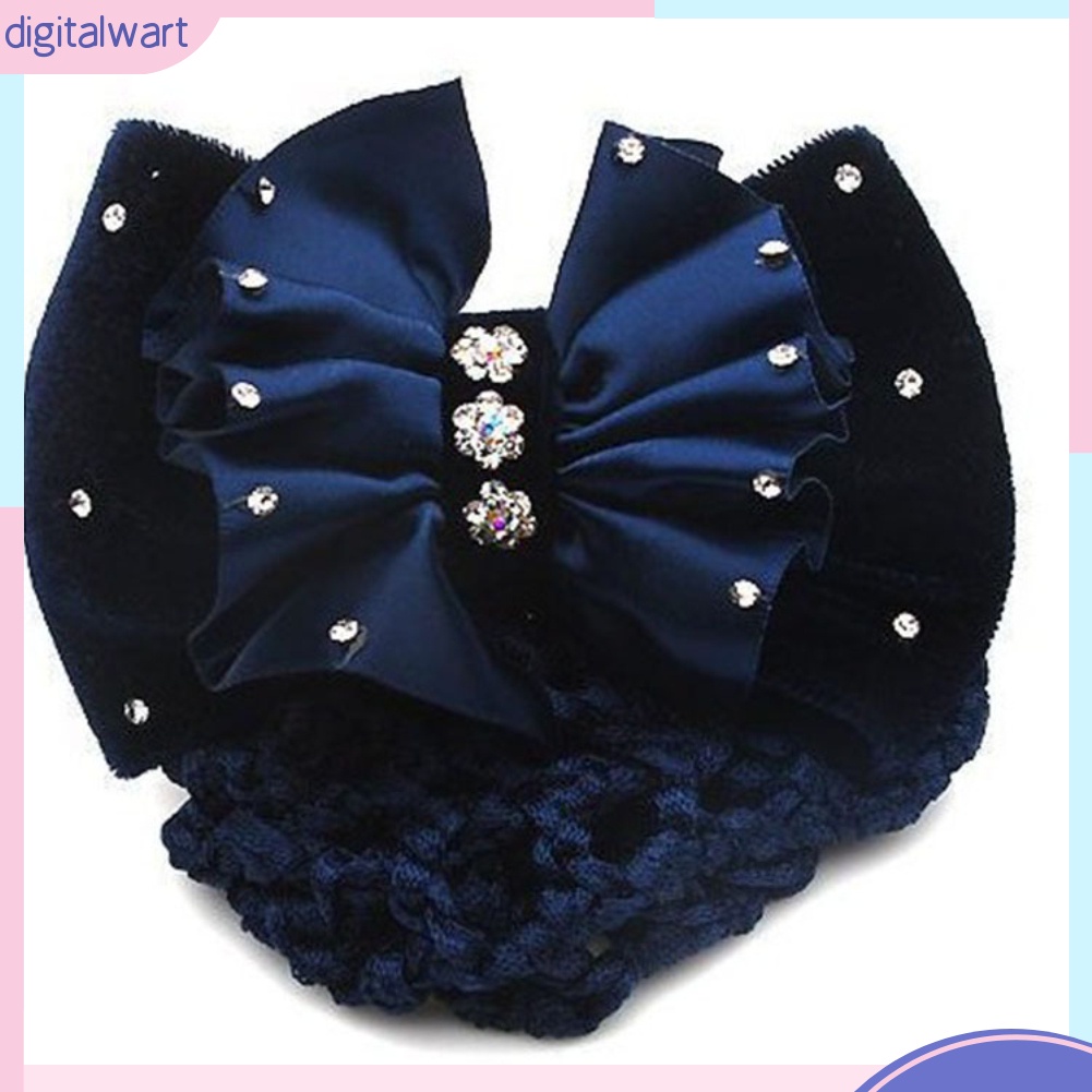 Kẹp Tóc Nơ Đính Đá Thời Trang Cho Nữ