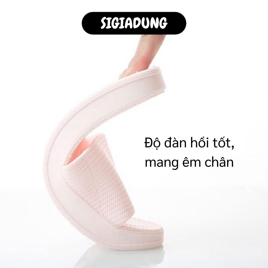 [SGD] Dép Đi Trong Nhà - Dép Quai Ngang Kẻ Sọc Chữ O Nam Nữ Mang Trong Văn Phòng, Spa 7778