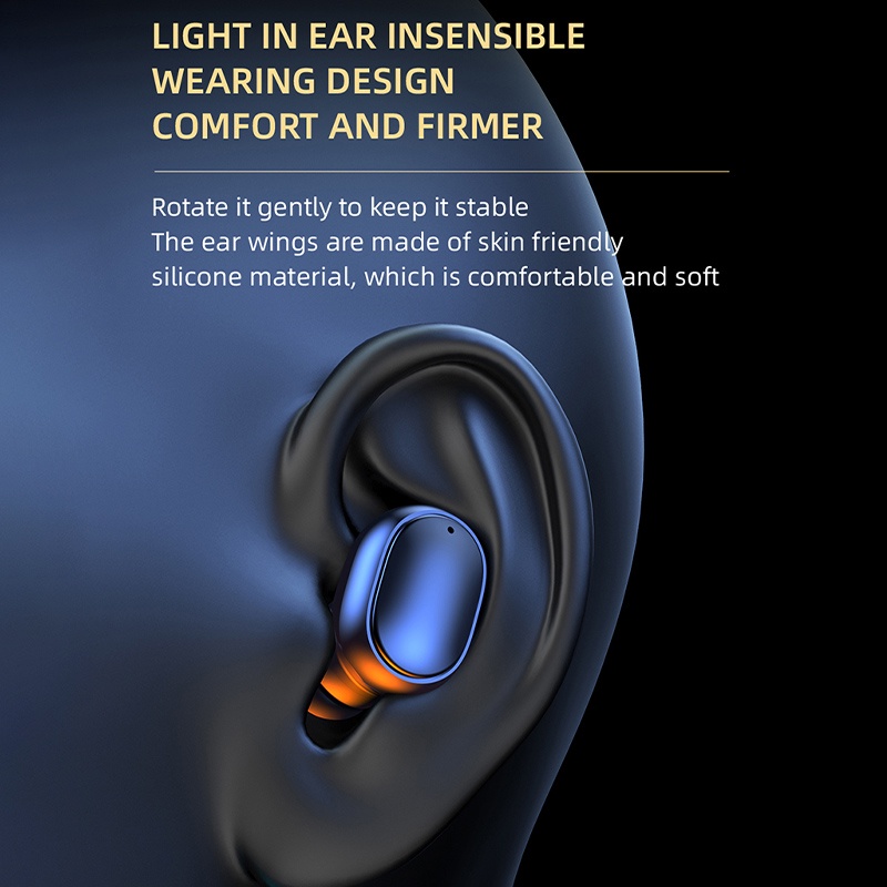 Tai Nghe Bluetooth Không Dây A6R TWS Có Micro ChấT LượNg Cao KèM Phụ KiệN