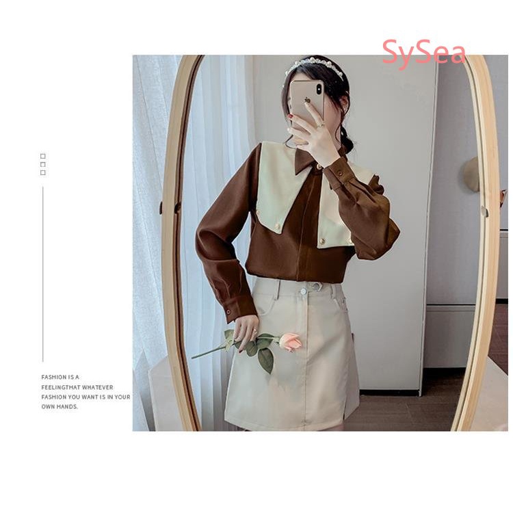 Áo Sơ Mi Thời Trang Mùa Thu Phong Cách Vintage Cho Nữ