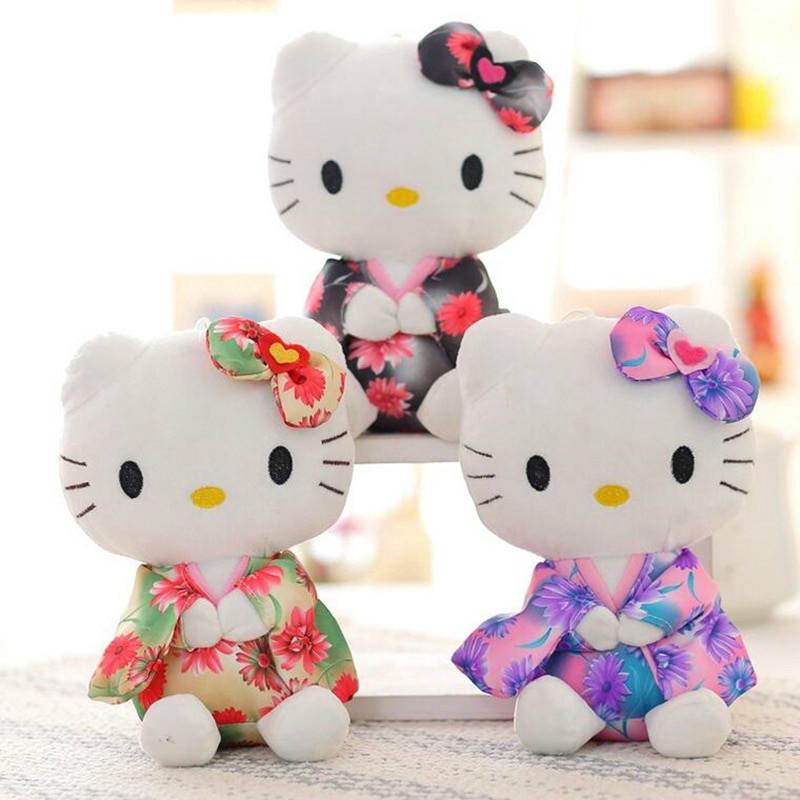 Thú Nhồi Bông Hình Mèo Kitty Xinh Xắn Đáng Yêu