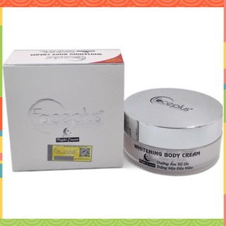 [Chăm sóc cơ thể] Kem trắng da toàn thân Whitening Body Cream (Night Cream) Face plus 250g (Trắng) [Ms1342]