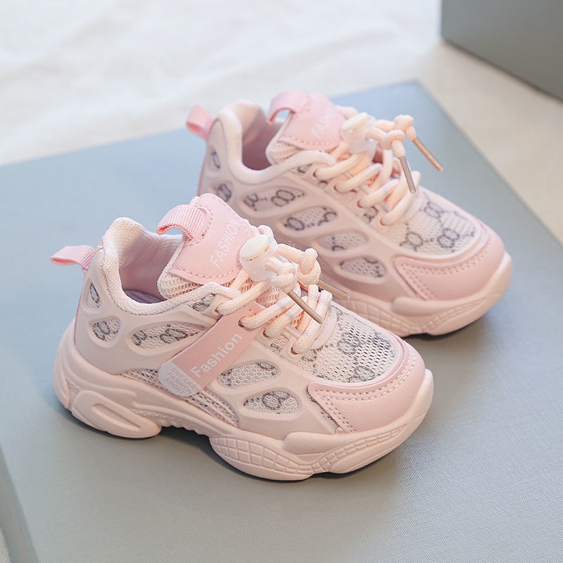 Giày Thể Thao Cho Bé Trai Bé Gái Từ 4 - 12 Tuổi Vải Lưới Thoáng Khí Kháng Khuẩn Phong Cách Thời Trang (A20)